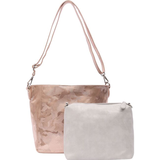 Poseta auriu rose din piele ecologica Diana