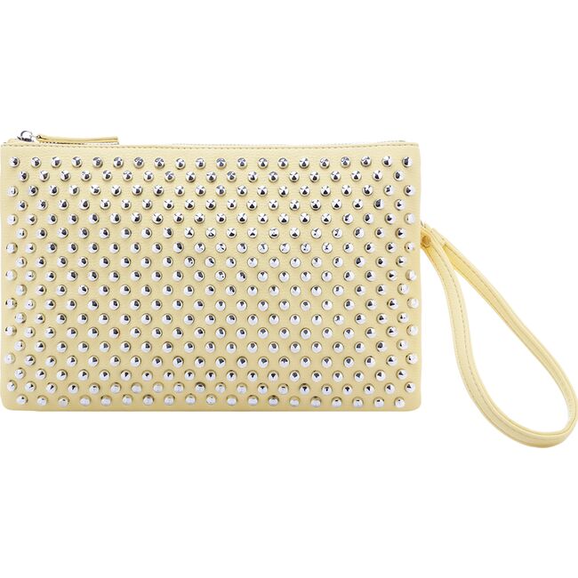 Poseta galbena din piele ecologica Diana