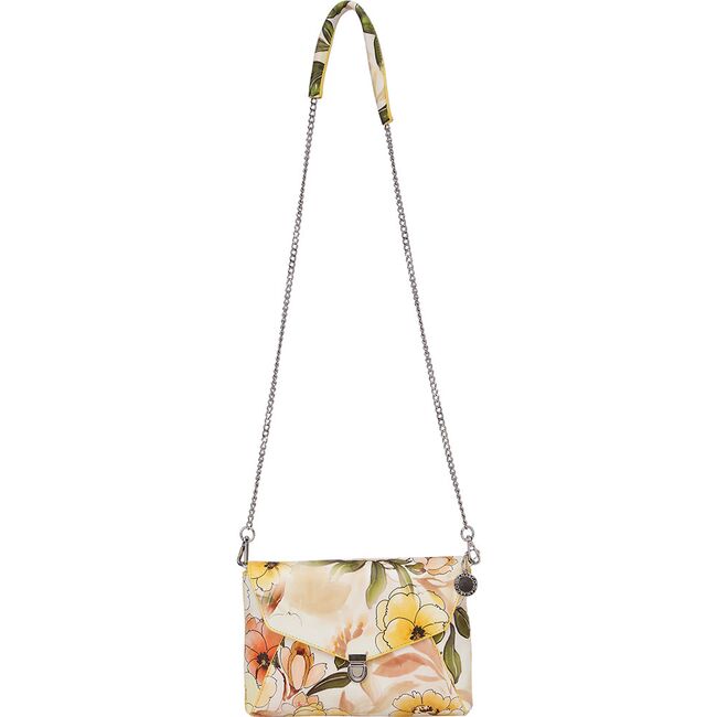 Poseta galbena din piele ecologica Diana