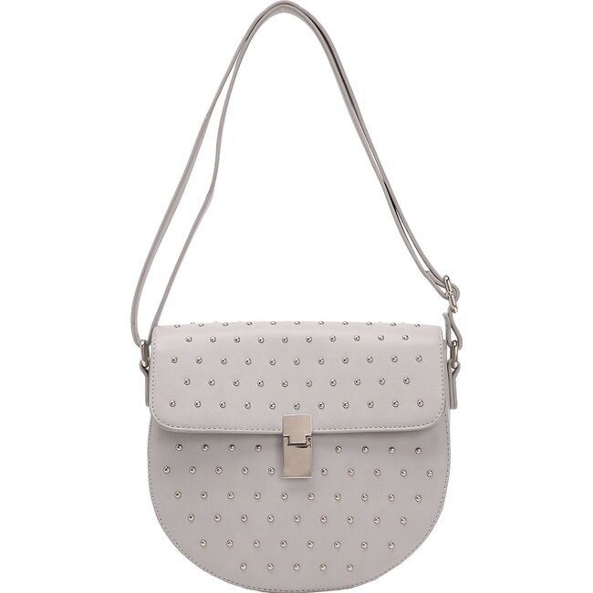 Poseta gri din piele ecologica Diana