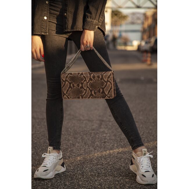 Poseta maro din piele ecologica Diana