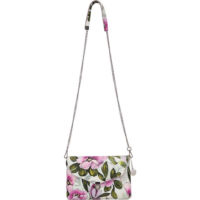 Poseta roz din piele ecologica Diana