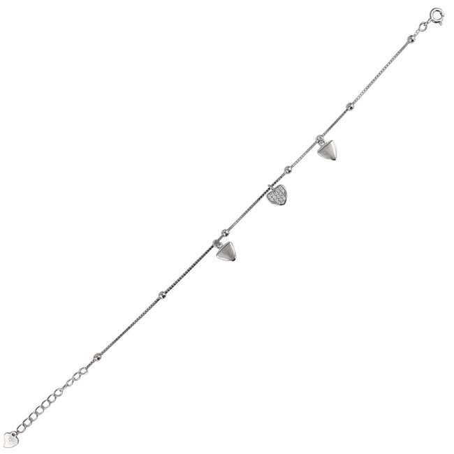 Bratara argint inima Hayat