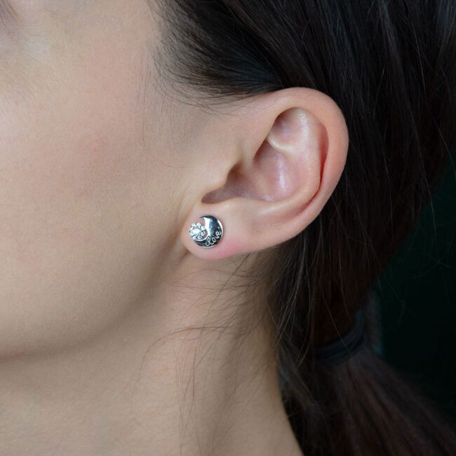 Cercei argint semiluna Adda