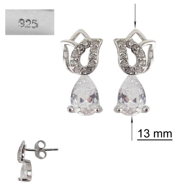 Cercei argint deosebiti Azaleya