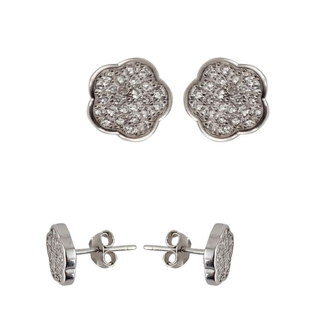 Cercei argint floare Cicek