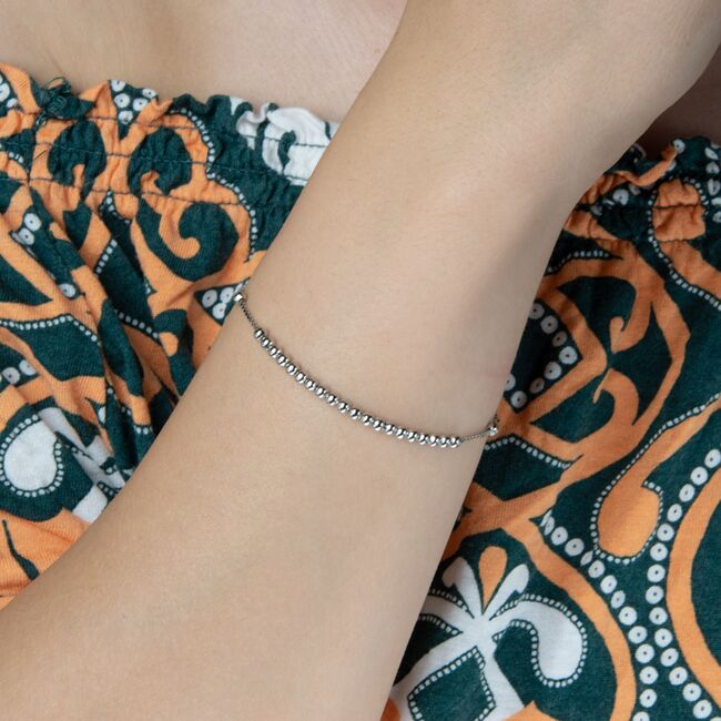 Bratara argint cu bilute mobile