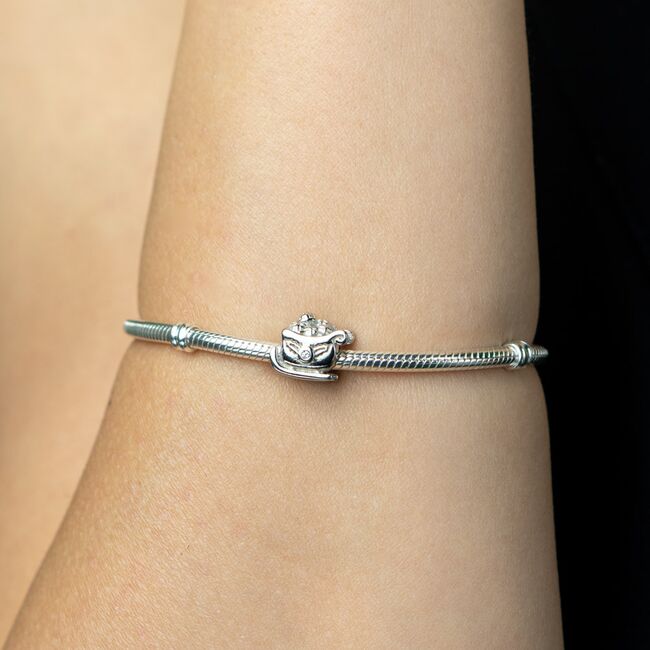 Talisman argint sanie santa