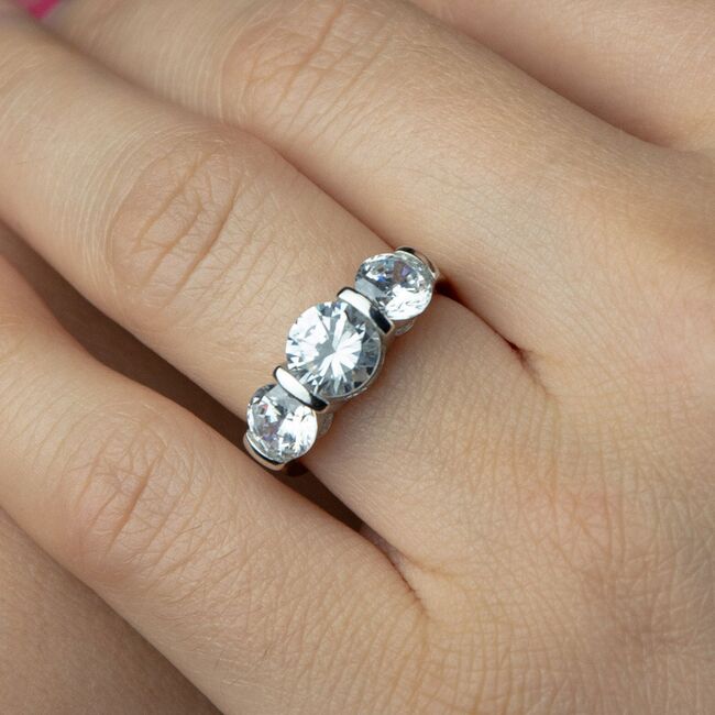 Inel argint elegant Amiha marimea 52