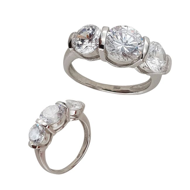 Inel argint elegant Amiha marimea 52