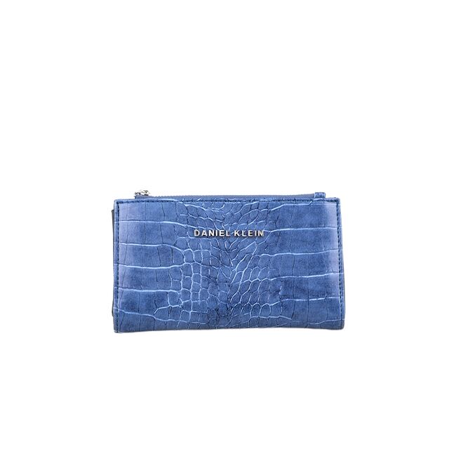 Portofel albastru, de dama, din piele ecologica, DKW6014-15