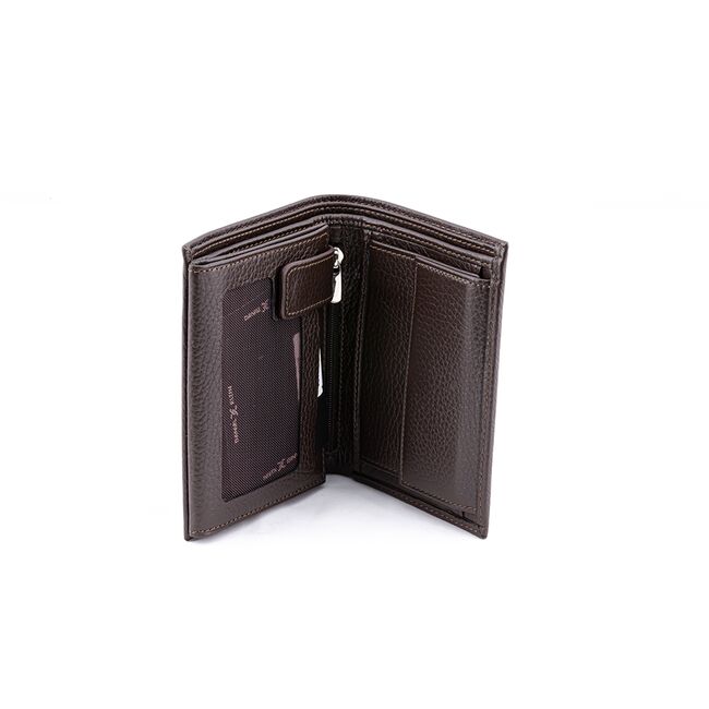 Portofel cafeniu Daniel Klein, pentru barbati, din piele naturala, DKW3056-03