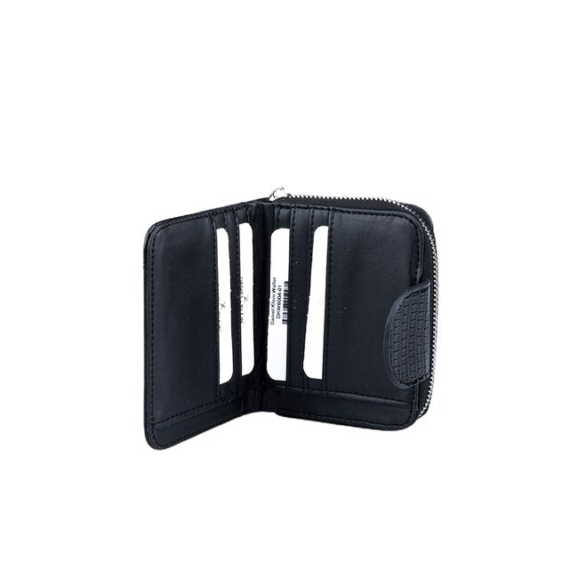 Portofel negru, de dama, din piele ecologica, DKW6004-01