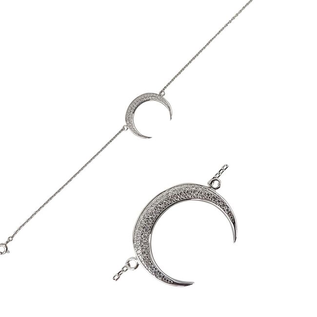 Bratara argint semiluna Genevieves