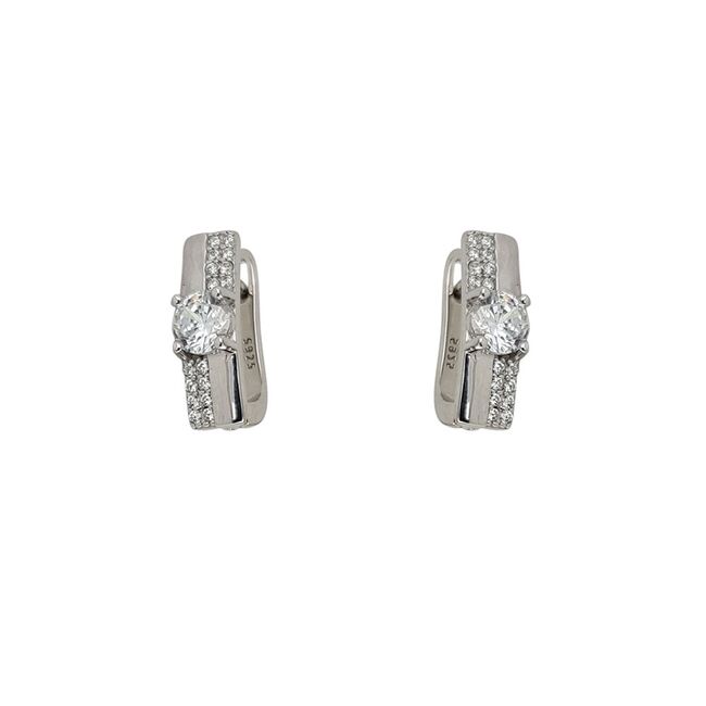 Cercei argint eleganti Moira cu zirconiu