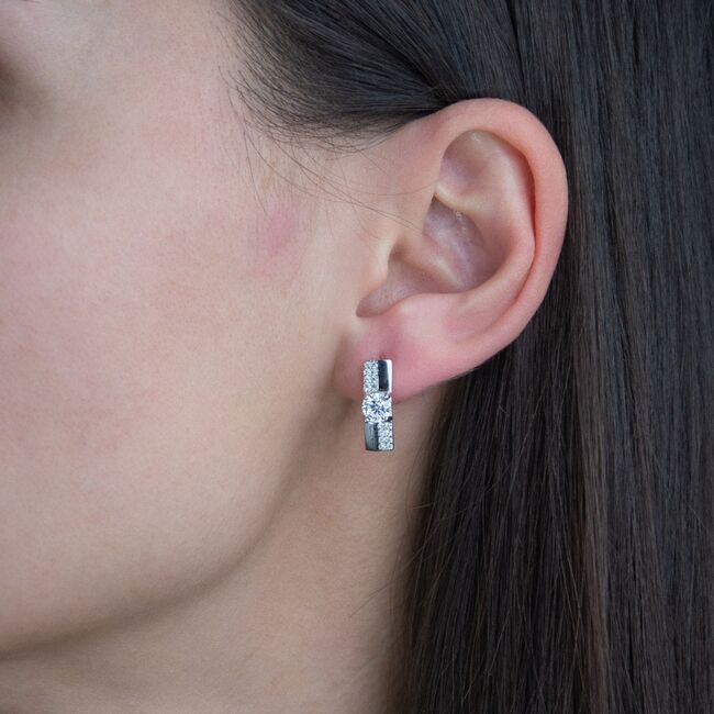 Cercei argint eleganti Moira cu zirconiu