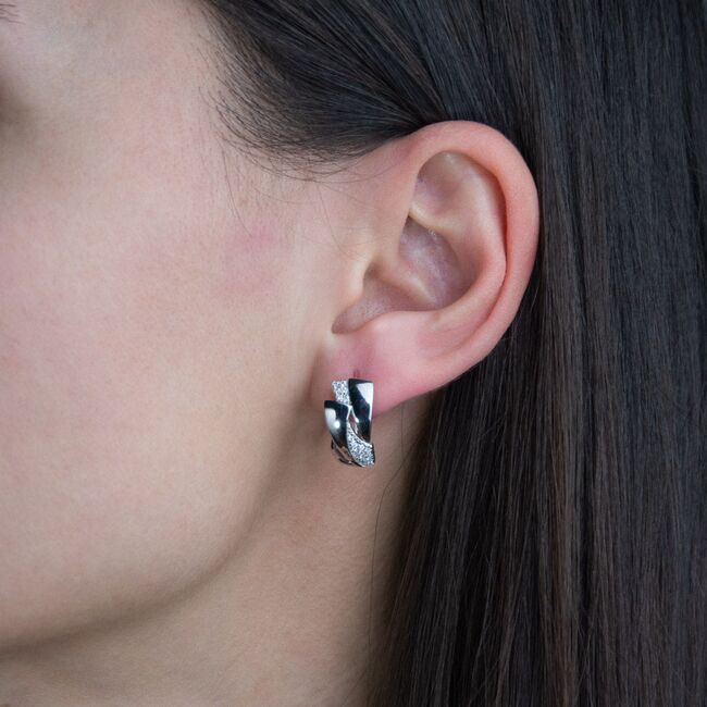 Cercei argint eleganti Tayla cu zirconiu