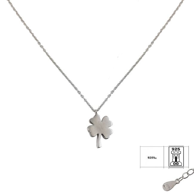 Lant argint cu trifoi Zenon