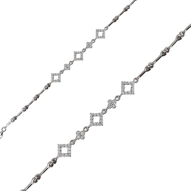 Bratara argint romburi Amaya