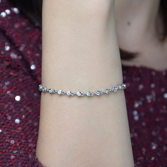 Bratara argint eleganta Evie