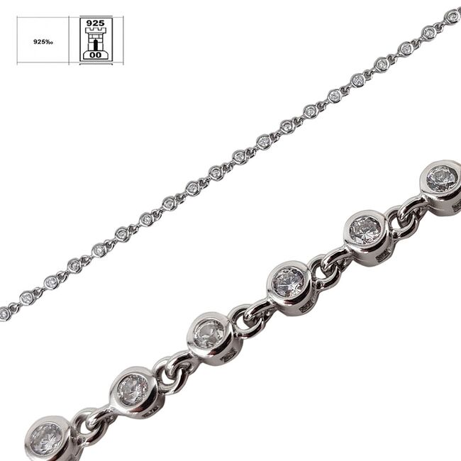 Bratara argint eleganta Evie