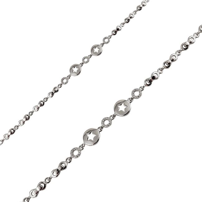 Bratara argint stele si cercuri Kamila