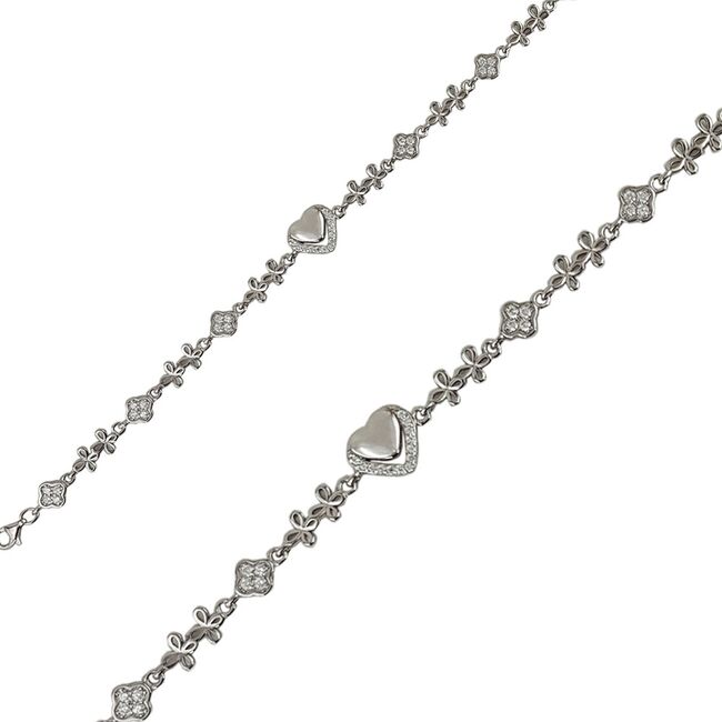 Bratara argint inimioara Kaylee