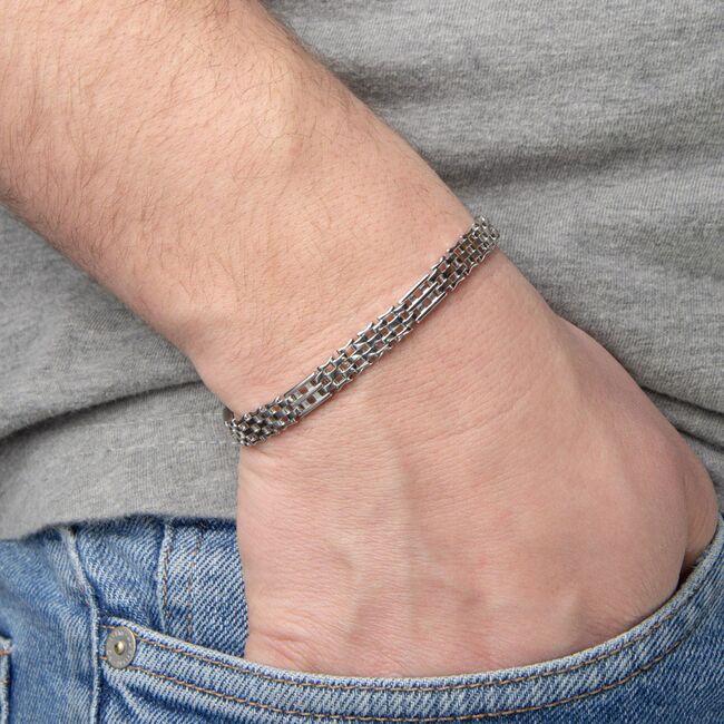 Bratara argint barbati Milo