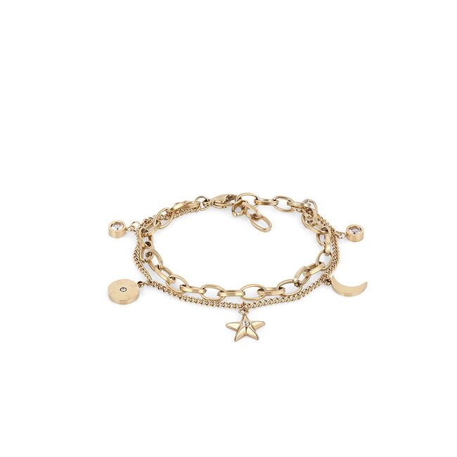 Bratara aurie, Daniel Klein, pentru dama, din otel inoxidabil, DKJ.3.2114-3