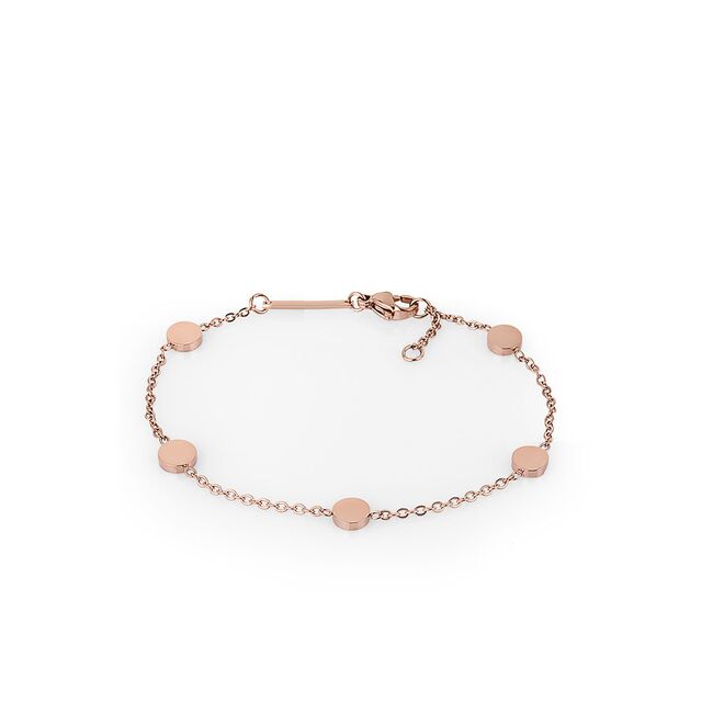 Bratara auriu rose, Daniel Klein, pentru dama, din otel inoxidabil, DKJ.3.2126-4