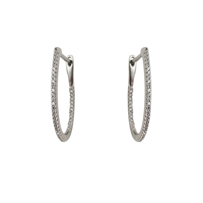 Cercei argint rotunzi Callie