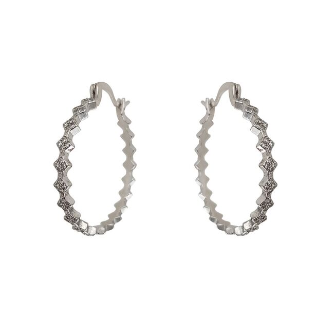 Cercei argint rotunzi deosebiti Leila