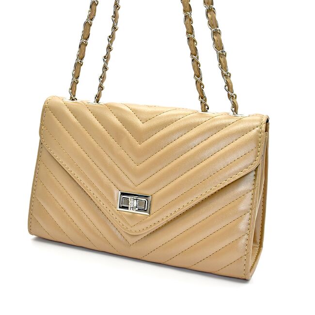 Poseta Gloria Din Piele Ecologica Aurie