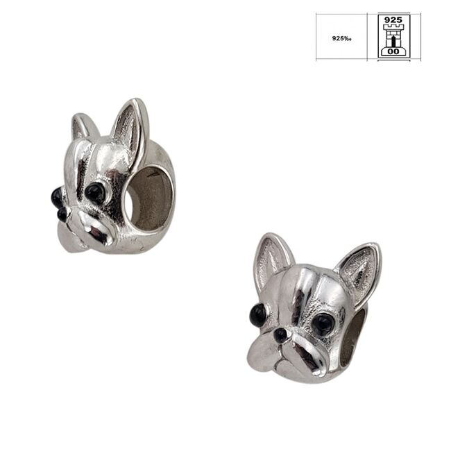 Talisman argint french bulldog