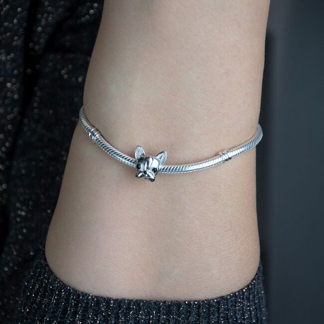 Talisman argint french bulldog