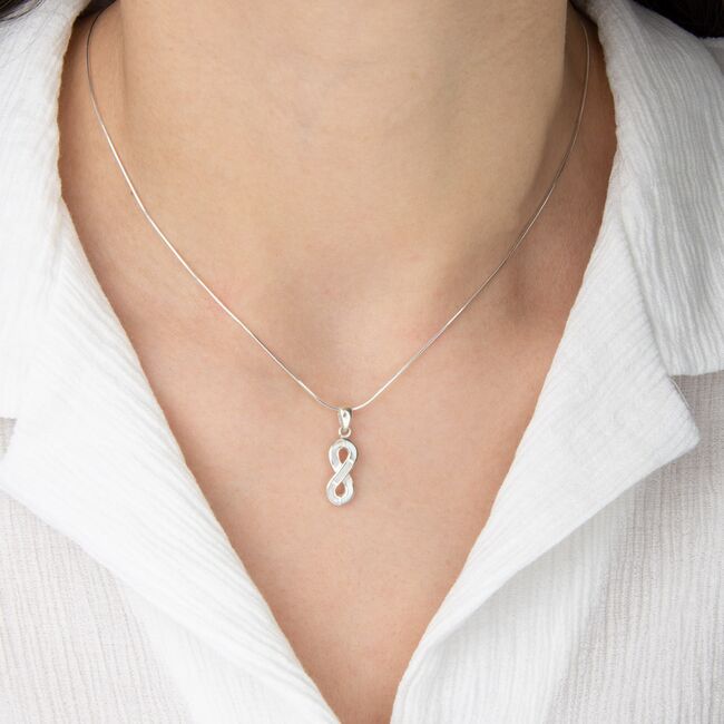 Pandantiv argint sidef infinit Thia