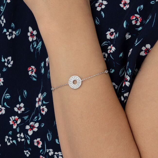 Bratara argint cerc zirconii Thia