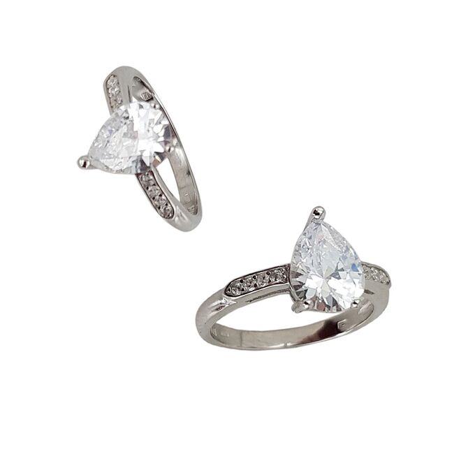 Inel argint logodna Thia marimea 51