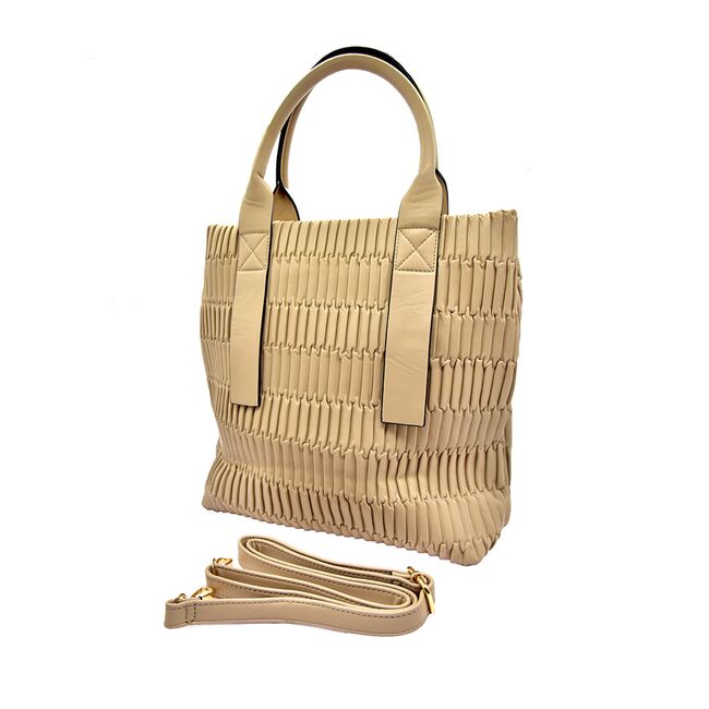 Poseta Anabel piele ecologica bej