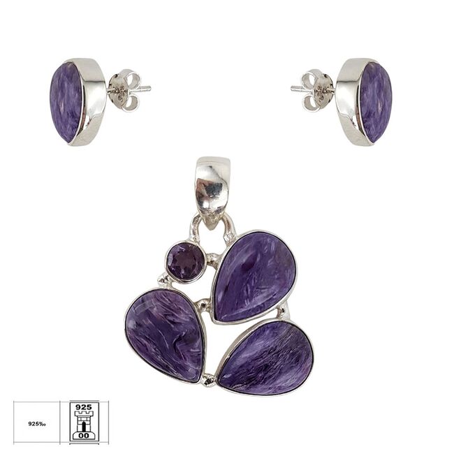 Set argint charoit Lola