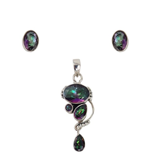 Set argint cuart mistic Talia