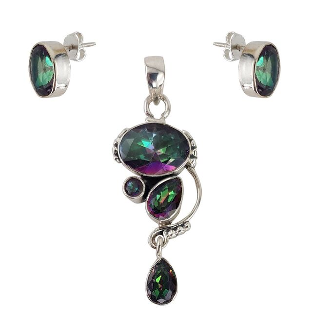 Set argint cuart mistic Talia