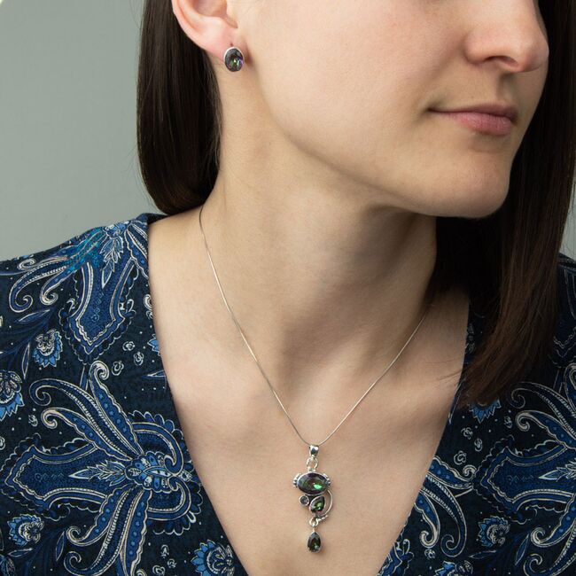 Set argint cuart mistic Talia