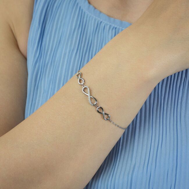 Bratara argint infinit Alaina