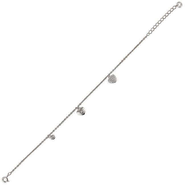 Bratara argint inimioare Nerea