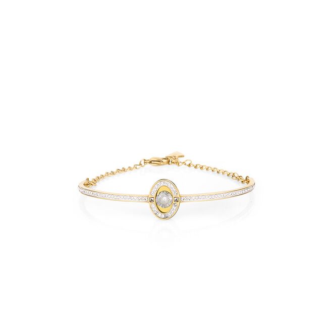 Bratara aurie, Daniel Klein, pentru dama, din otel inoxidabil, DKJ.3.1014-2