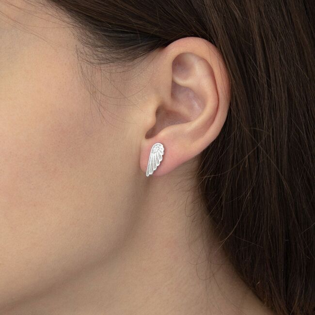 Cercei argint aripi de inger Eden