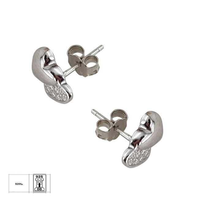 Cercei argint inimioara Liebe