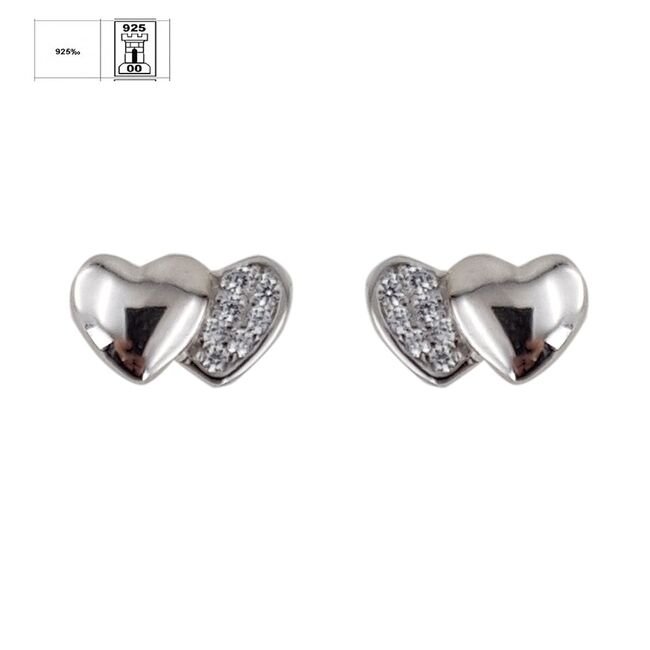 Cercei argint inimioara Liebe