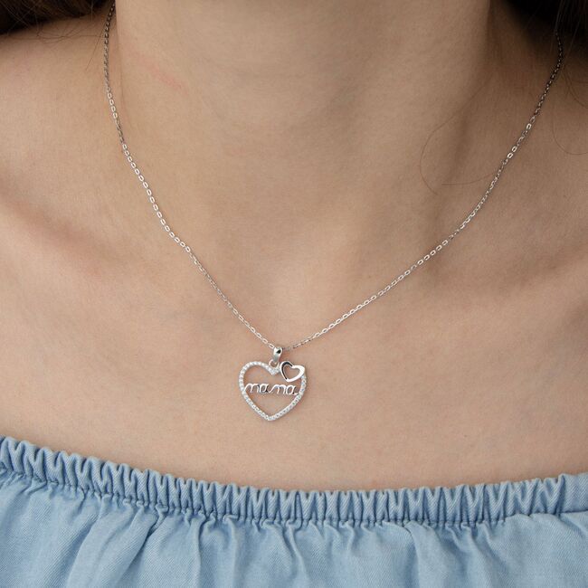 Lant argint mama si inima